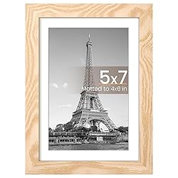 upsimples 5x7 Picture Frame, Display Pictures 4x6