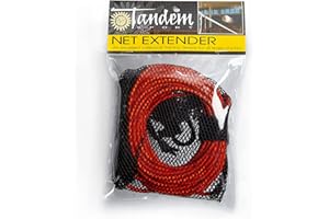 Tandem Sport Net Extender Volleyball Training Tool - Raises Net Height For Serving, Blocking & Hitting Drills - Durable, Elastic Volleyball Training Aid - Volleyball Training Equipment