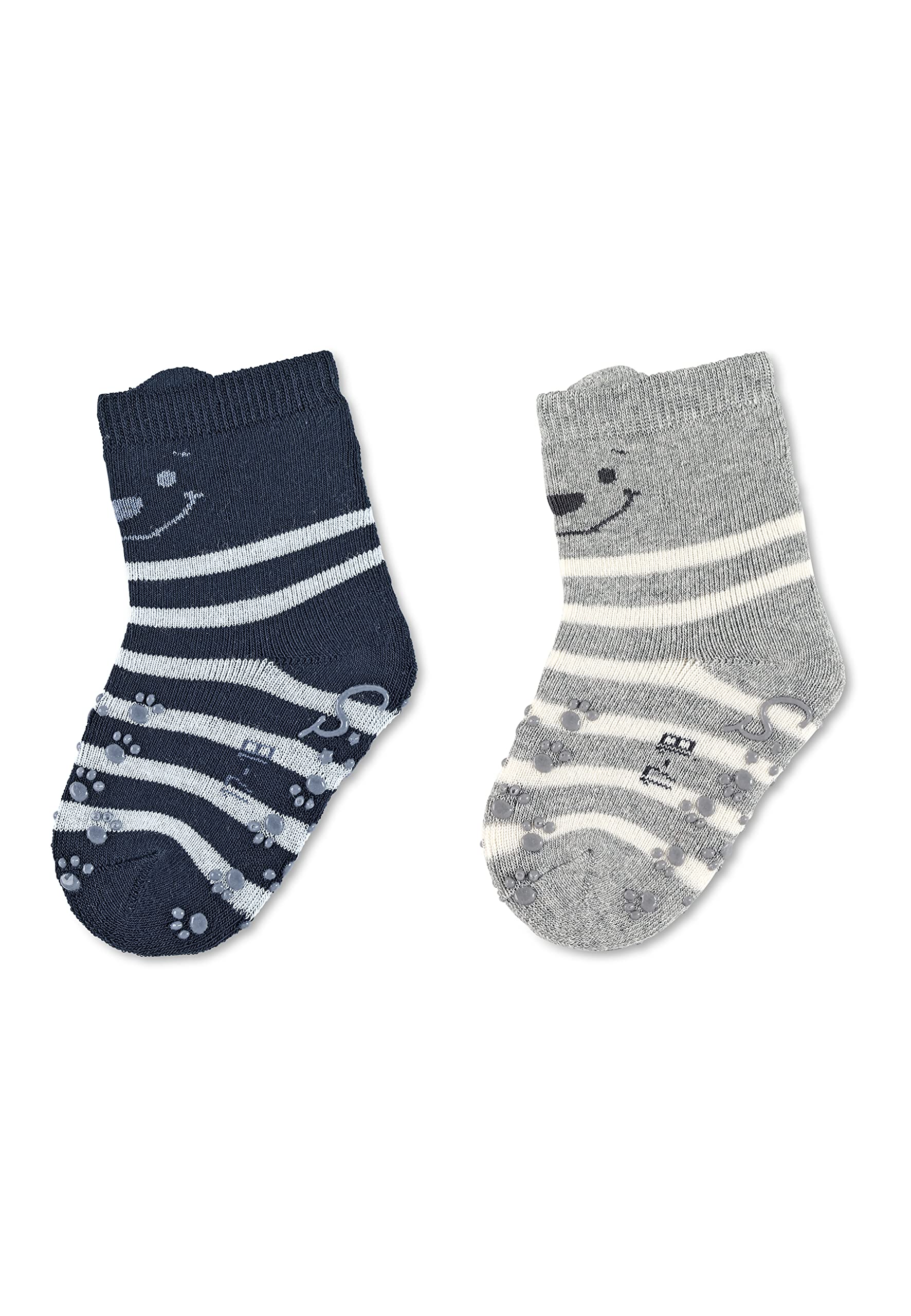 Sterntaler Baby Boys Abs-krabbelsöckchen Dp Bär Chaussettes, Bleu (marine 300), 22 Calf Socks Not Applicable, Blue (Marine 300), One Size (Manufacturer Size: 22)