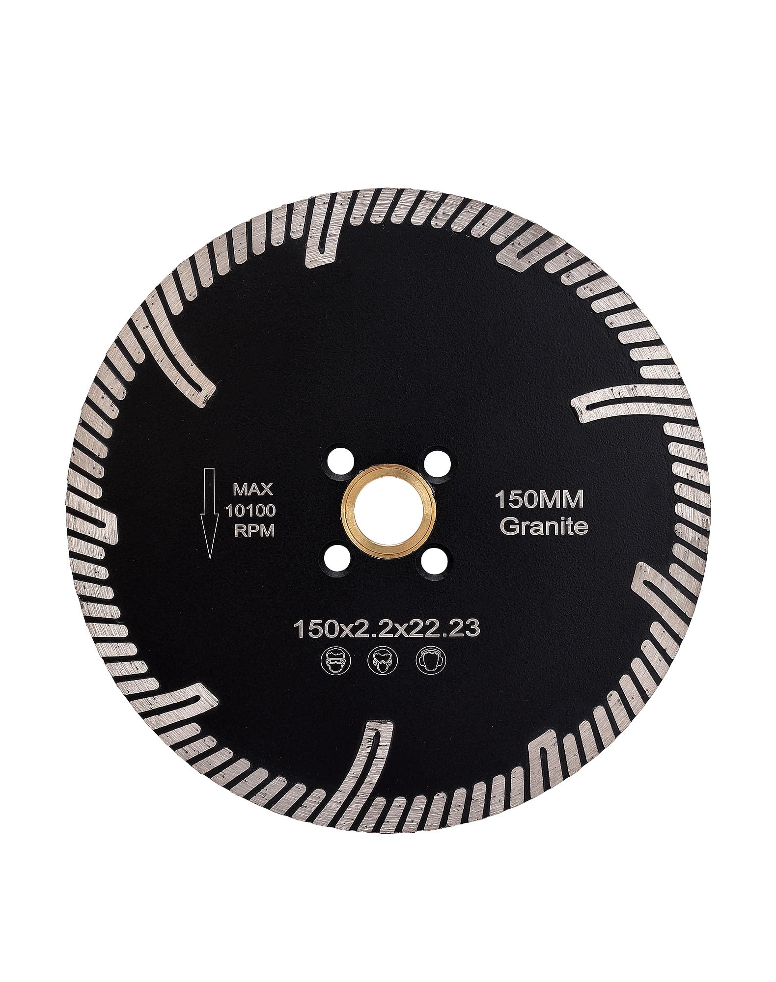 Casaverde 150mm Diamond Turbo Saw Blade,Diamond Blade for Granite and Marble