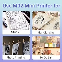 Phomemo M02 Sticker Printer - 2024 Newest Mini