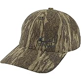 Drake Waterfowl Men's Side Logo Cap, Durable Cotton Twill Canvas Camo Outdoor Hunting Snapback Hat, Pro-Round Crown, OSFM