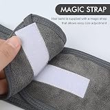 KinHwa Spa Headband Makeup Wrap Face Wash Shower Yoga Sports 3 Pack Gray view 5