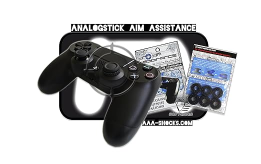 AAA-Shocks (Analogstick Aim Assistance Stossdämpfer Zielhilfe für FPS Spiele): Veteranen Edition ECO ProBro „Dark Matter“ Pla