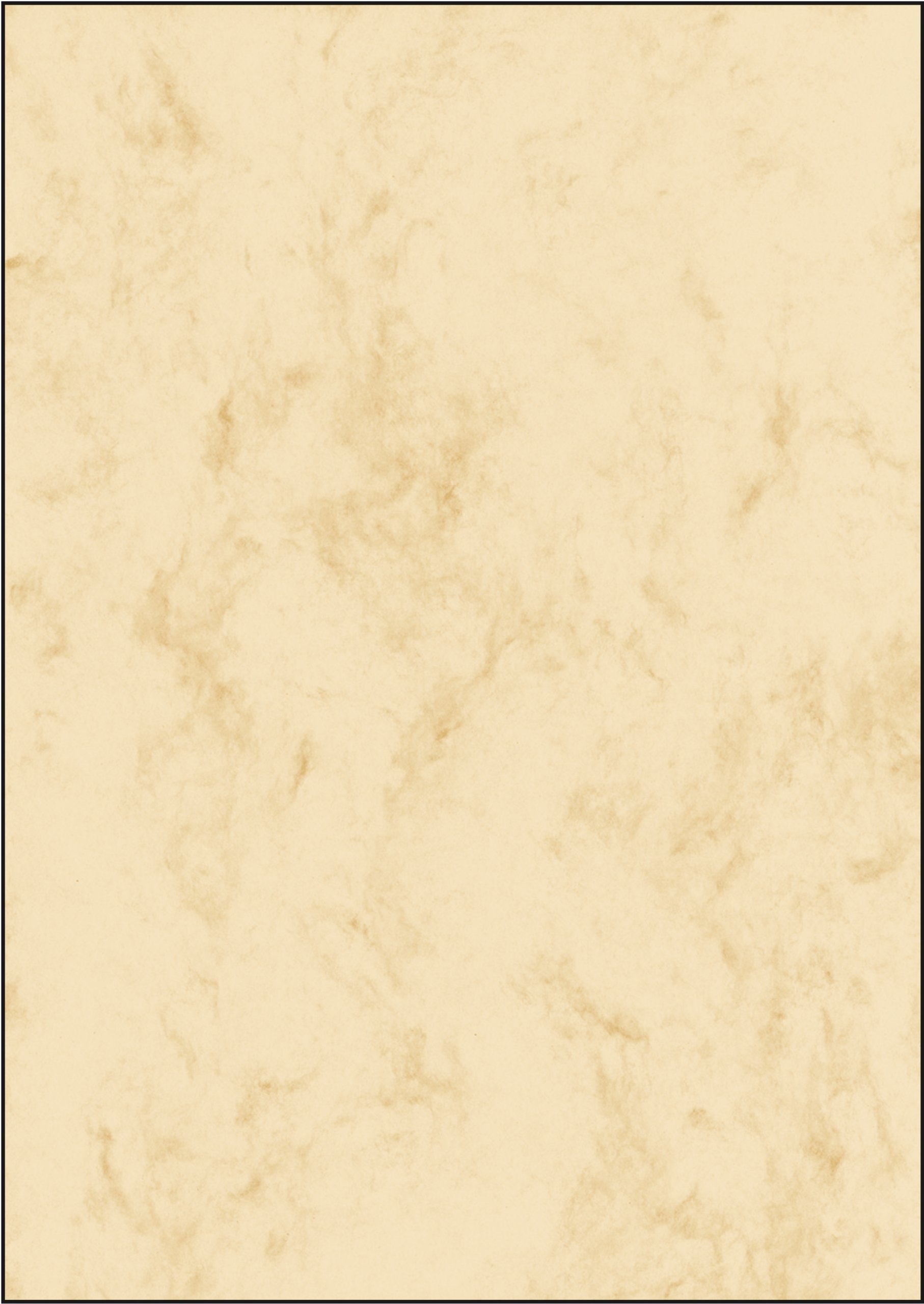 SIGEL DP191 Marbled Writing Paper, A4, 200 gsm double sided, Beige, 25 sheets — image 1