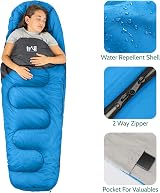Trail Outdoor Kids Sleeping Bag Mummy 3 Season with Rucksack Blue 170cm view 5