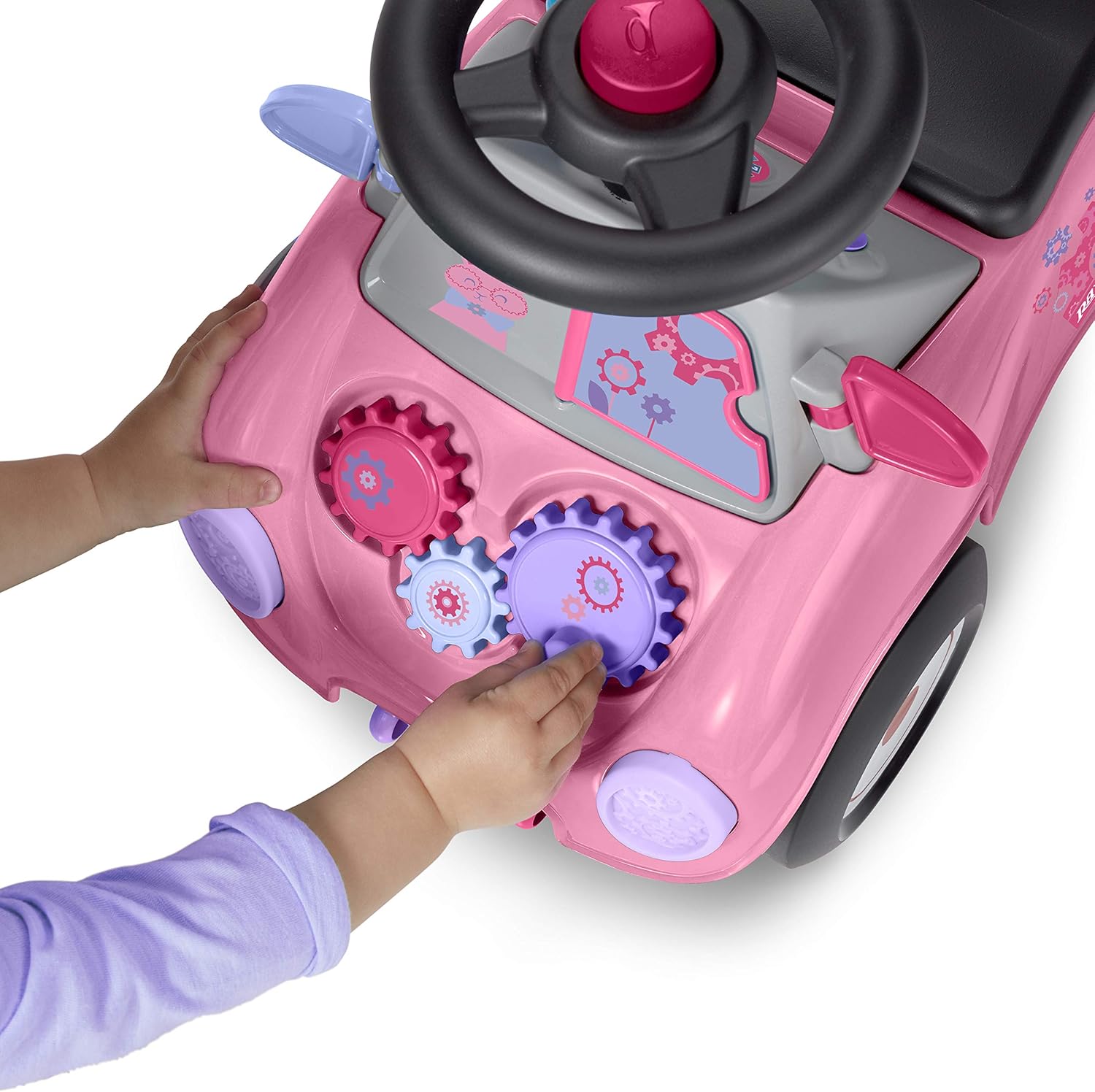 Radio Flyer Creativity Car, Sit to Stand Toddler Ride On Toy, Ages 1-3: Toys & Games