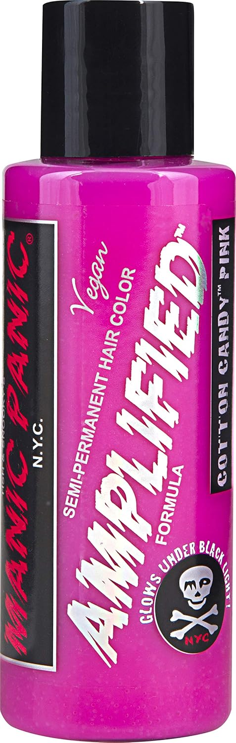 Manic Panic Amplified Cream Formula, Cotton Candy Pink, 0.118 kg (Packaging May Vary), 118 ml (Pack of 1)