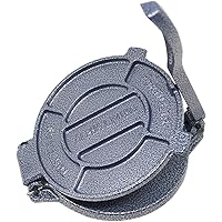 ALPHA LIVING 50417 Cast Iron Heavy Duty 7.5 Inch Pataconera Flour Corn Tortilla Press Tortillera Tortilladora