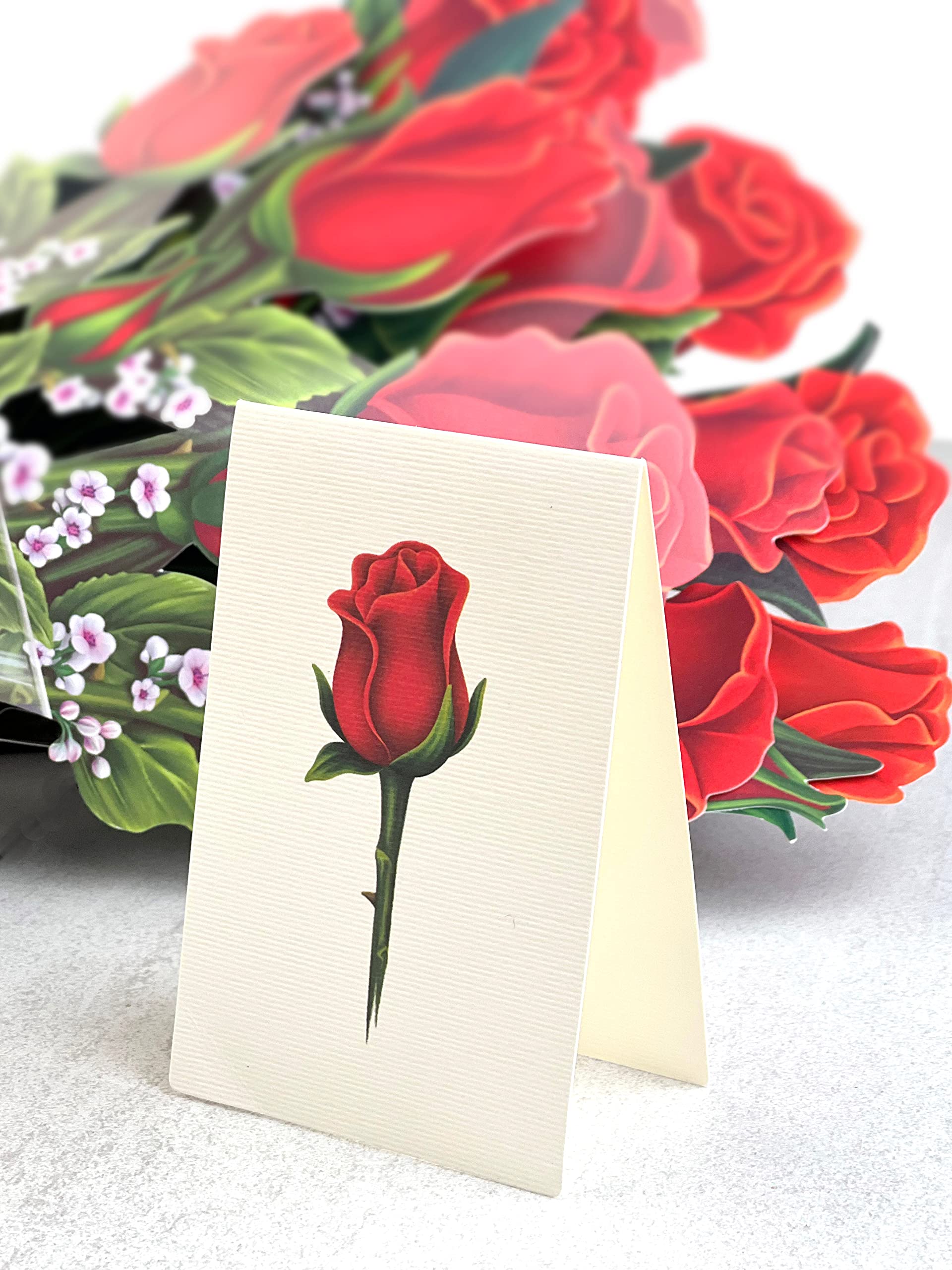 Mua Freshcut Paper Pop Up Cards, Paper Flower Bouquet 3D Popup Greeting ...