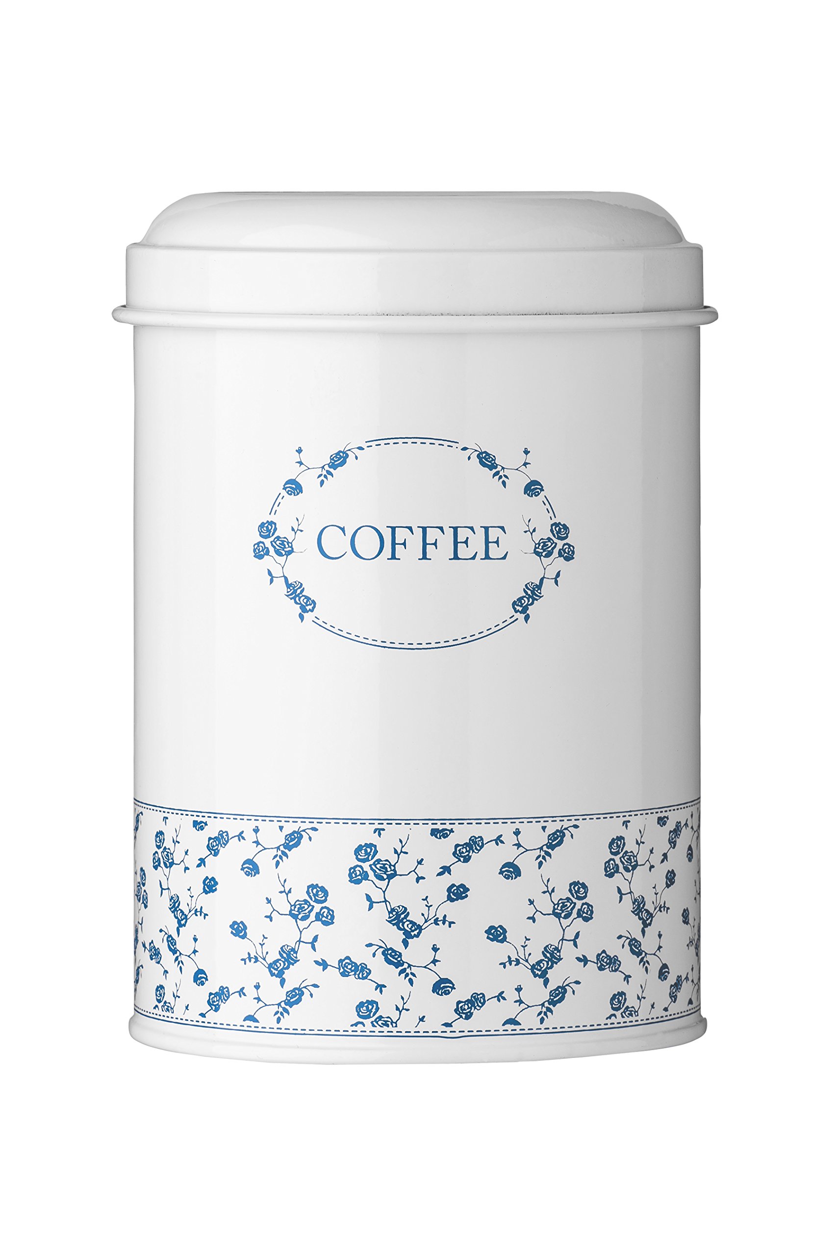 Premier Housewares Rose Coffee Canister - Blue