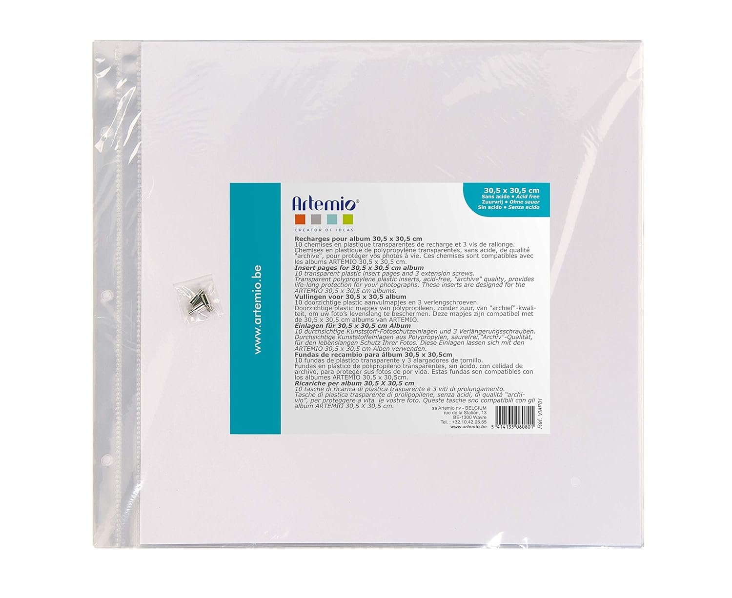 Buste Per Album Fotografico Artemio - 10 Pezzi 30,5x30,5 Cm, 3 Fori - Foto 8