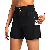Viodia Women's 5" Hiking Golf Shorts with Pockets High Waist Stretch Cargo Short Shorts for Women Casual Summer