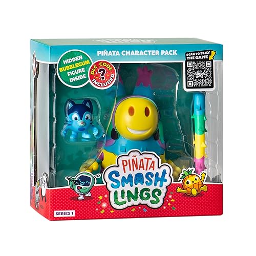 Pinata Smashlings SL6010A Pinata Articulated Figure Dazzle Donkey, Roblox, Official Toy from Toikido, Schwarz