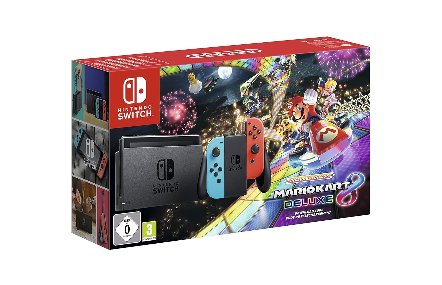 Nintendo Switch - Consola + Mario Kart 8 Deluxe Bundle ...