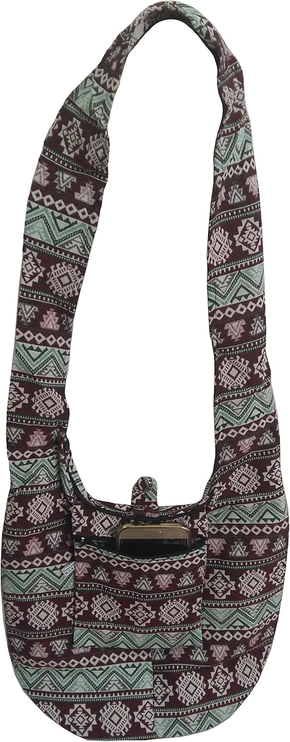 BELLEZASACE Hippie Sling Crossbody Bags for Women Shoulder