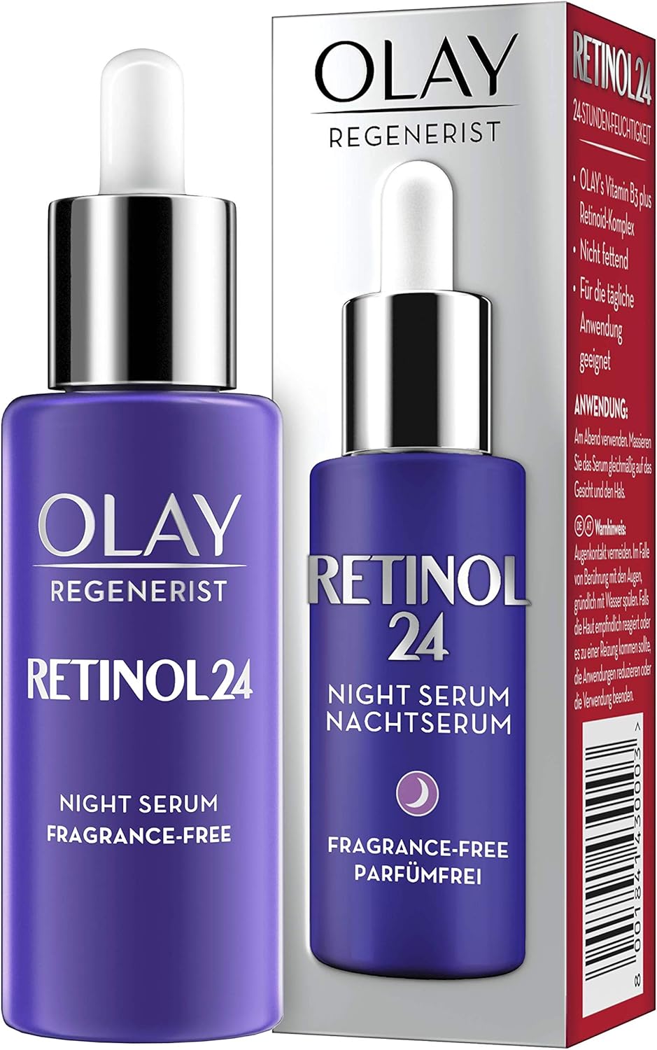 Olay Regenerist Retinol24 Night Serum With Retinol and Vitamin B3 50 ml