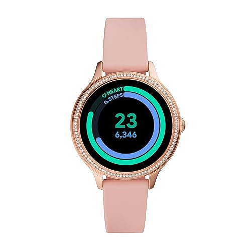 Fossil Women's Gen 5E 42mm Stainless Steel Touchscreen Smartwatch with  Alexa, Speaker, Heart Rate, Activity Tr