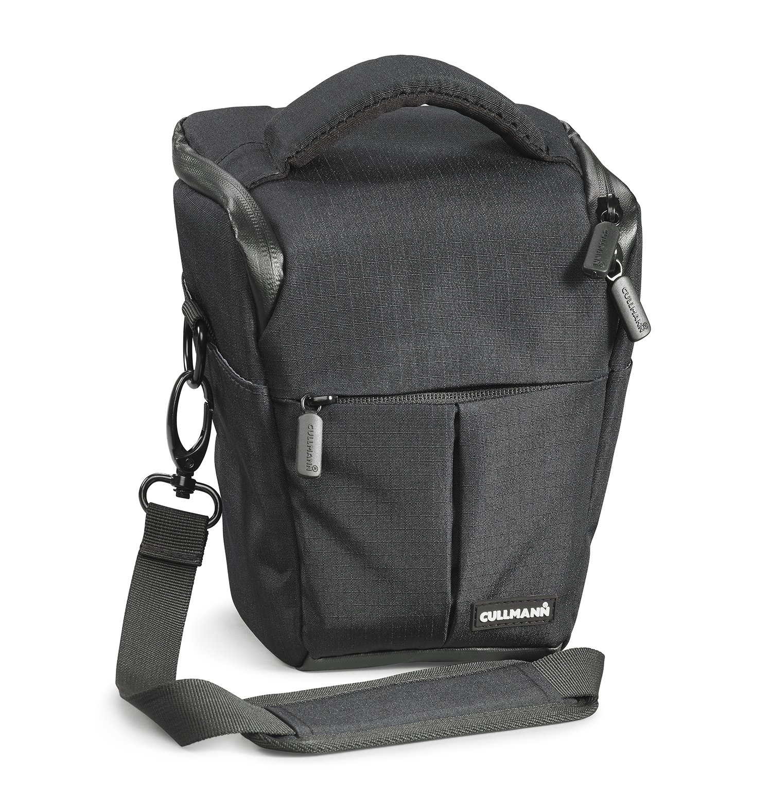 Cullmann 90360 - Malaga Action 300 Camera bag with carrying strap, black - inside dimensions 160x190x120mm - suitable for DSLR cameras with lens - Holster Camera Case