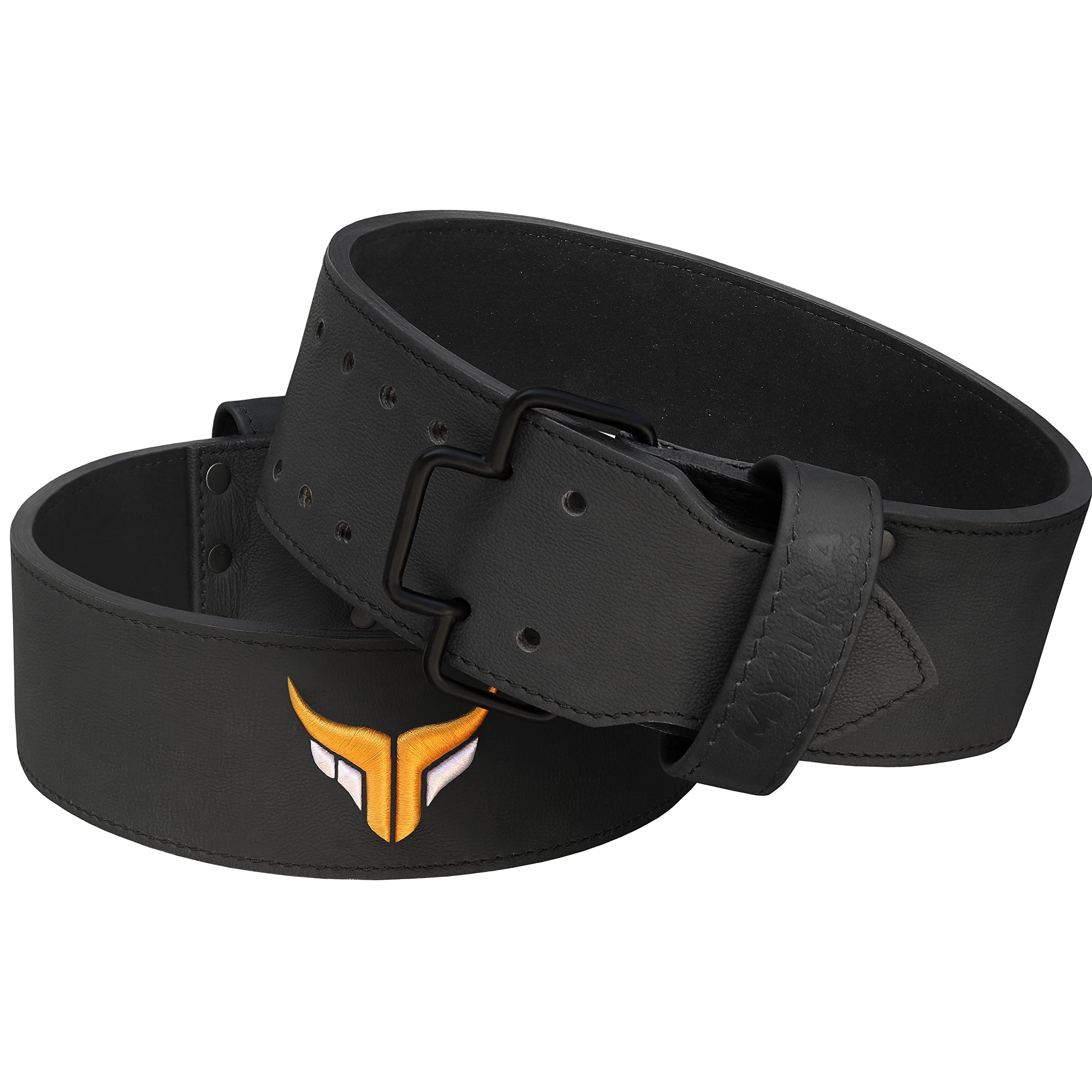 Mytra Fusion Weight Lifting Belt with Release Buckle weight lifting belts for men, women, Training, Powerlifting, Fitness Exercise, bodybuilding belt (XL, Black)