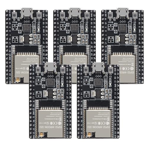 Jl Microcontroller 5PCS ESP32-DevKitC Core Board ESP32 Development Board ESP32-WROOM-32U ...