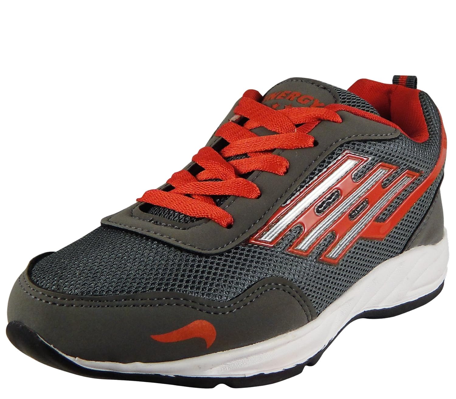 action grey running shoes