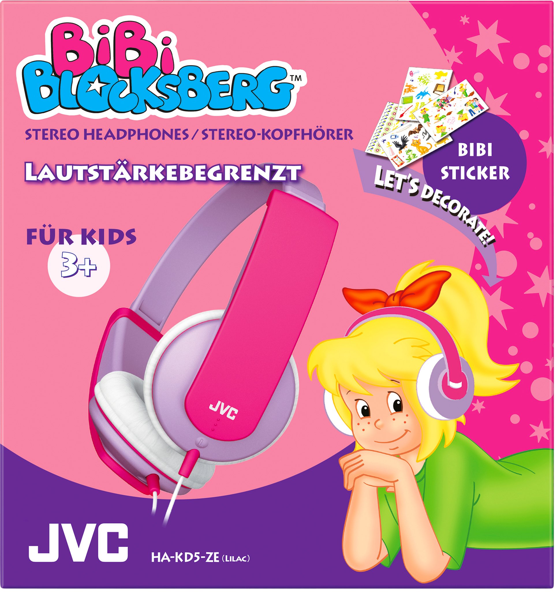 JVC HA-KD5-R-E Children's Stereo Headphones