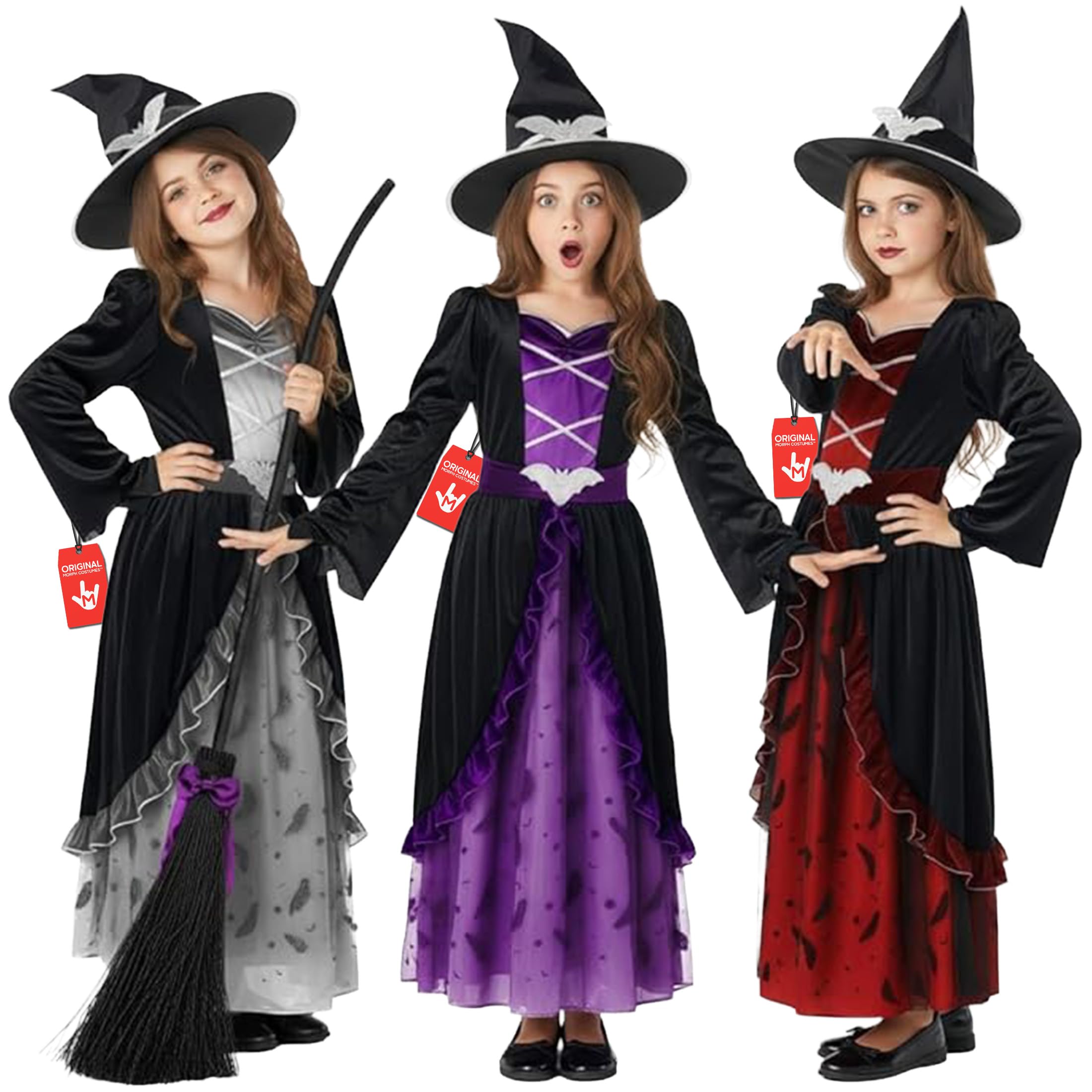 Morph Dark Witch Costume Kids, Witch Costume For Girls, Halloween Costumes For Kids, Todder