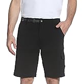 Gerry Mens Stretch Cargo 5 Pocket Shorts Venture Flat Front Woven Hiking Shorts for MenCargo Shorts