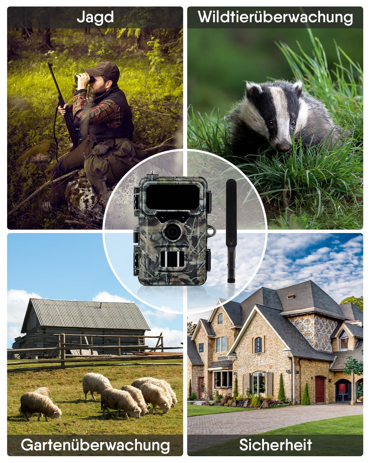 Rollei Wildkamera 4G SIMConnect 4K mit SIM Karte & Handyübertragung App 8