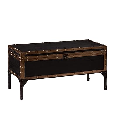 Southern Enterprises Drifton Storage Trunk Cocktail Table