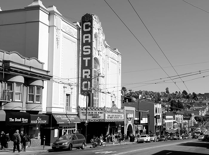 Photo Metal Photography Poster - The Castro District a Neighborhood in Eureka Valley in San Francisco California 18"x 24"