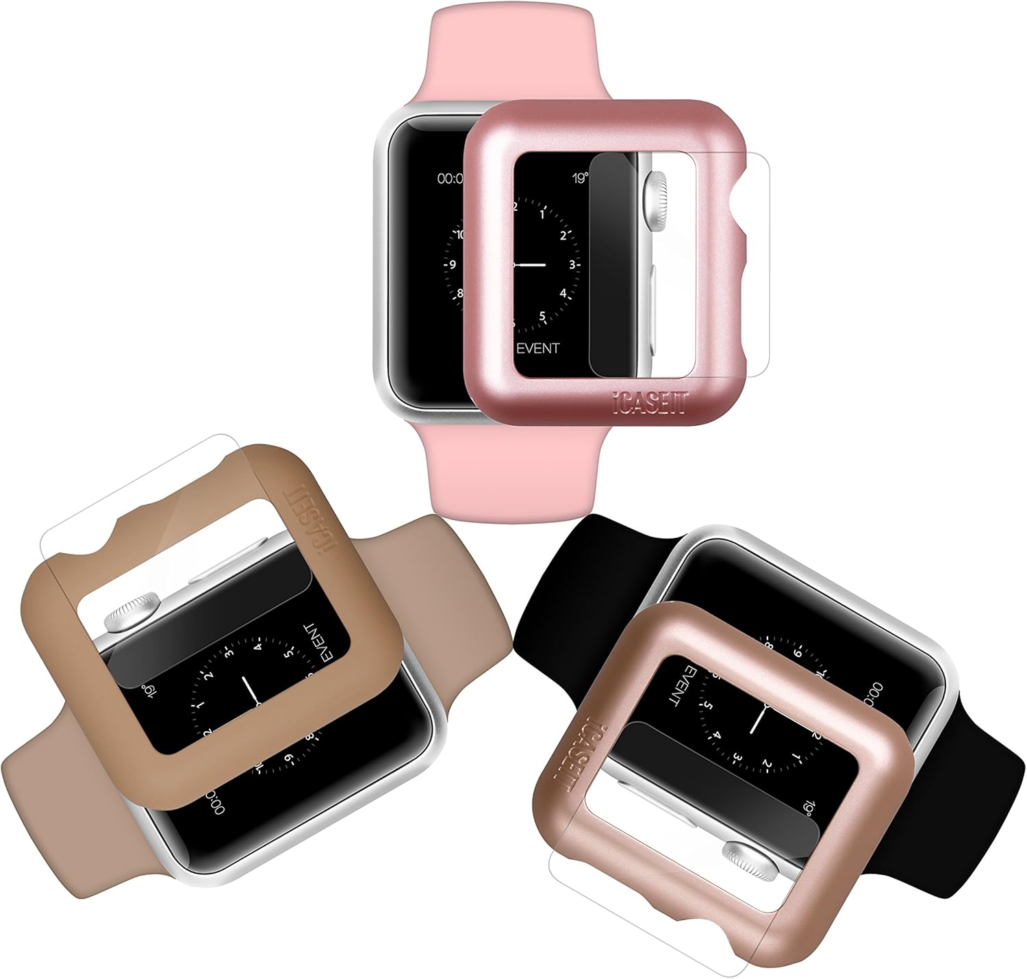 iCASEIT Schutzhülle Apple Watch Schutz Case &: Amazon.de: Elektronik