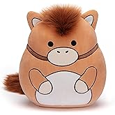 Tumyay Original 12-inch Horse Plush Pillow Stuffed Animal Toy,Big Size Soft Cute Fat Cuddle Huggable Adorable Plushie,Gift for Kids