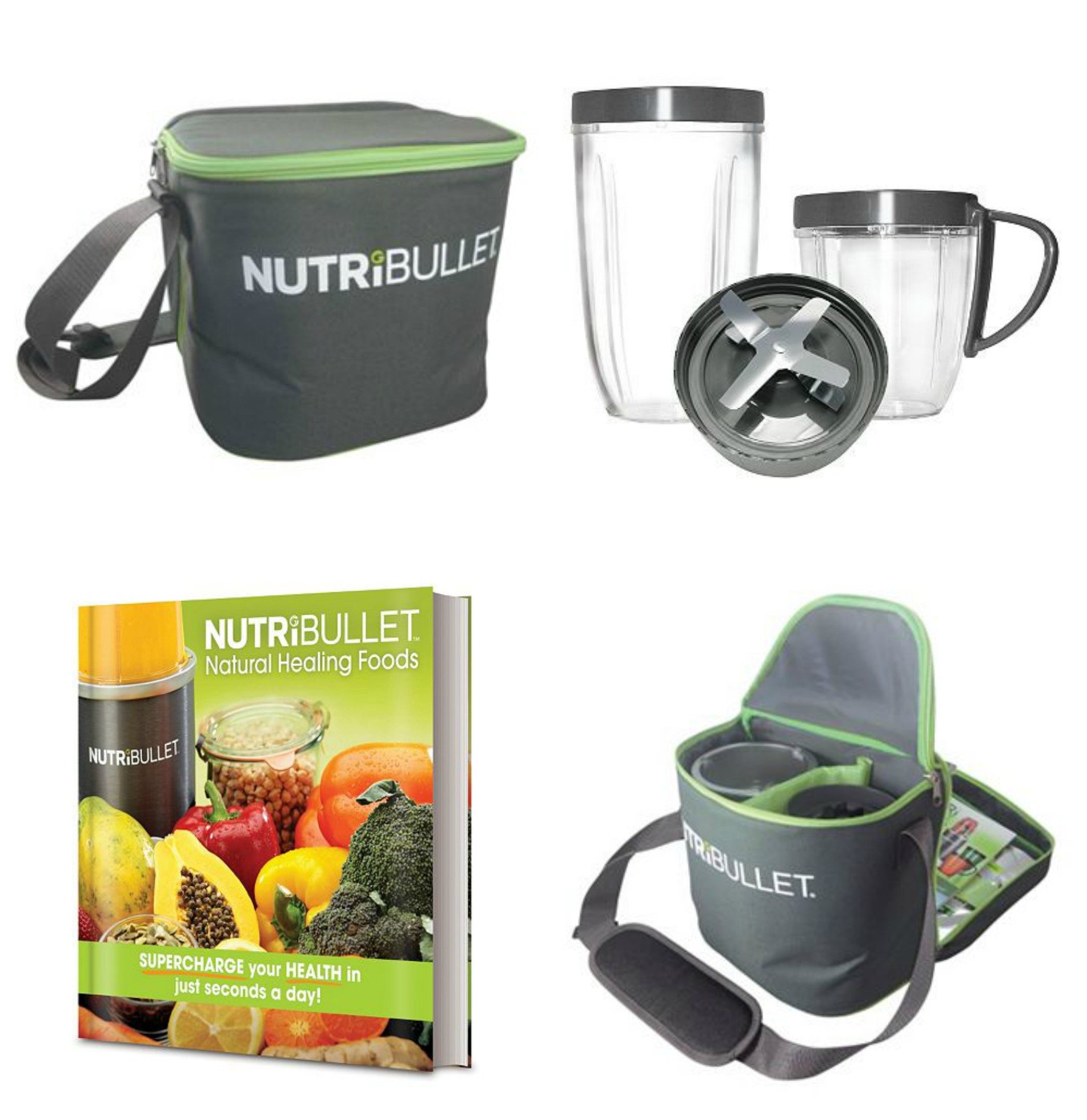 Magic Bullet Nutribullet 3piece accessories set, 5pc Deluxe Upgrade