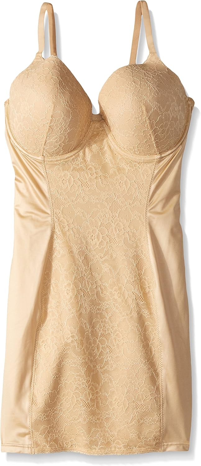 Flexees Women's Maidenform Shapewear Pretty Foam Cup Slip with Lace