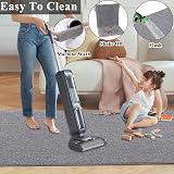 SHACOS Hallway Runner Rug Non Slip Grey 80x300cm Dirt Trapper Indoor Mat view 8