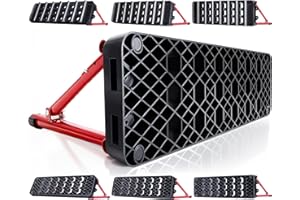 ZEALFEEL Soccer Rebounder Board, 6-in-1 Rebound Modes Portable Dual Surface Soccer Wall with 3 Adjustable Angles for Passing, Control & Reflex, Kick Back Wall Trainer Equipment for All Player Levels