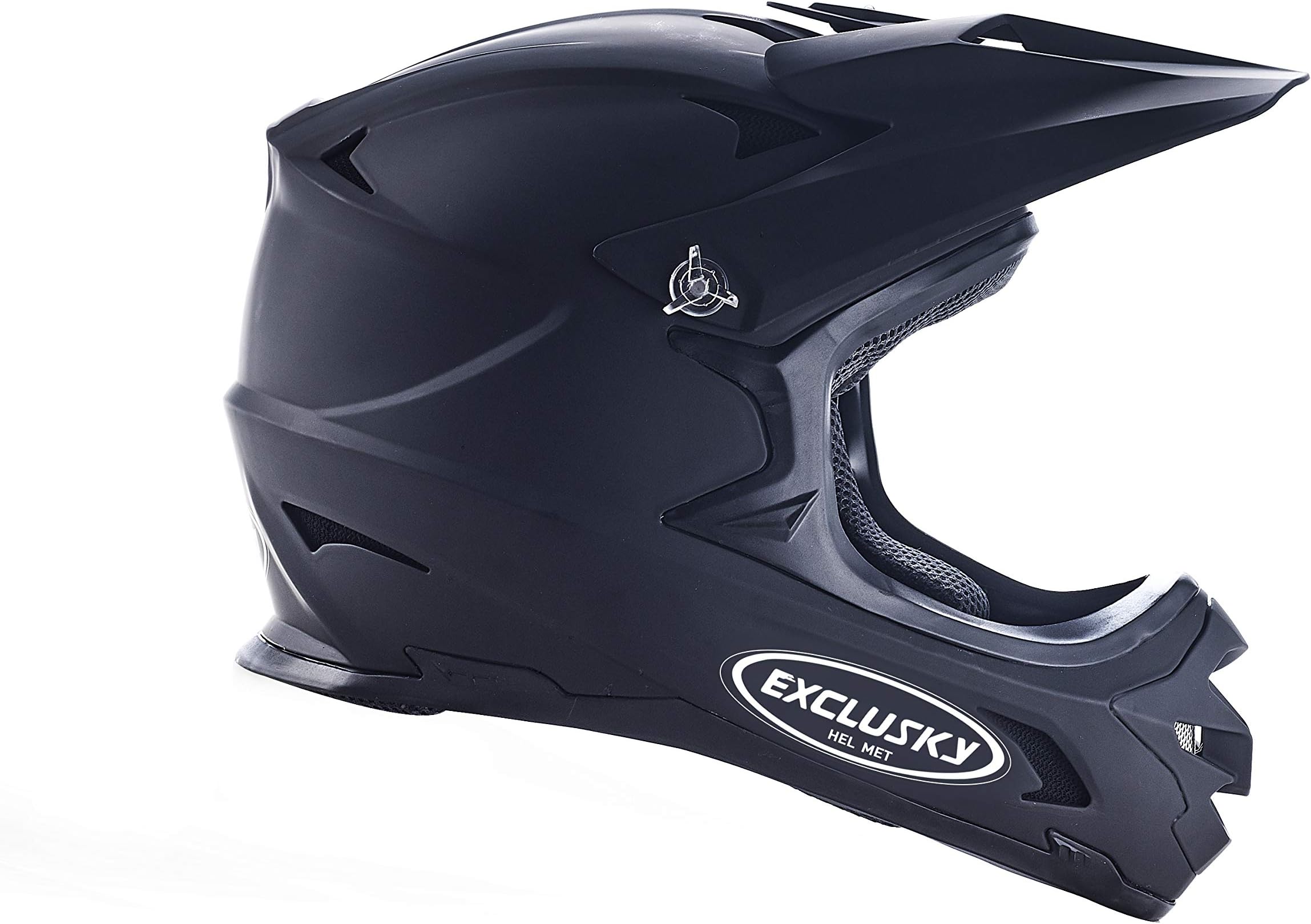 Exclusky MTB Full Face Helmet Matte Black