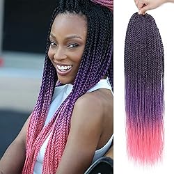 MOSINA Pink Crochet Hair For Black Women,Senegalese