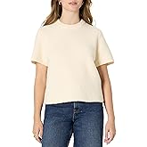 Amazon Essentials (Demi's Pick) Women's Relaxed-Fit Faux Mohair Short Sleeve Sweater Top