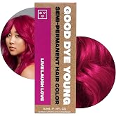Good Dye Young Semi-Permanent, Magenta Hair Dye, 5 FL OZ, Live Laugh Love | Vegan and Cruelty-Free Hair Dye, True Magenta, Lasts up to 16-24+ Washes, Non-Damaging Conditioning Hair Color