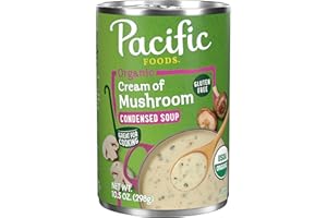 Pacific Foods Organic Cream of Mushroom Soup, 10.5 oz Can