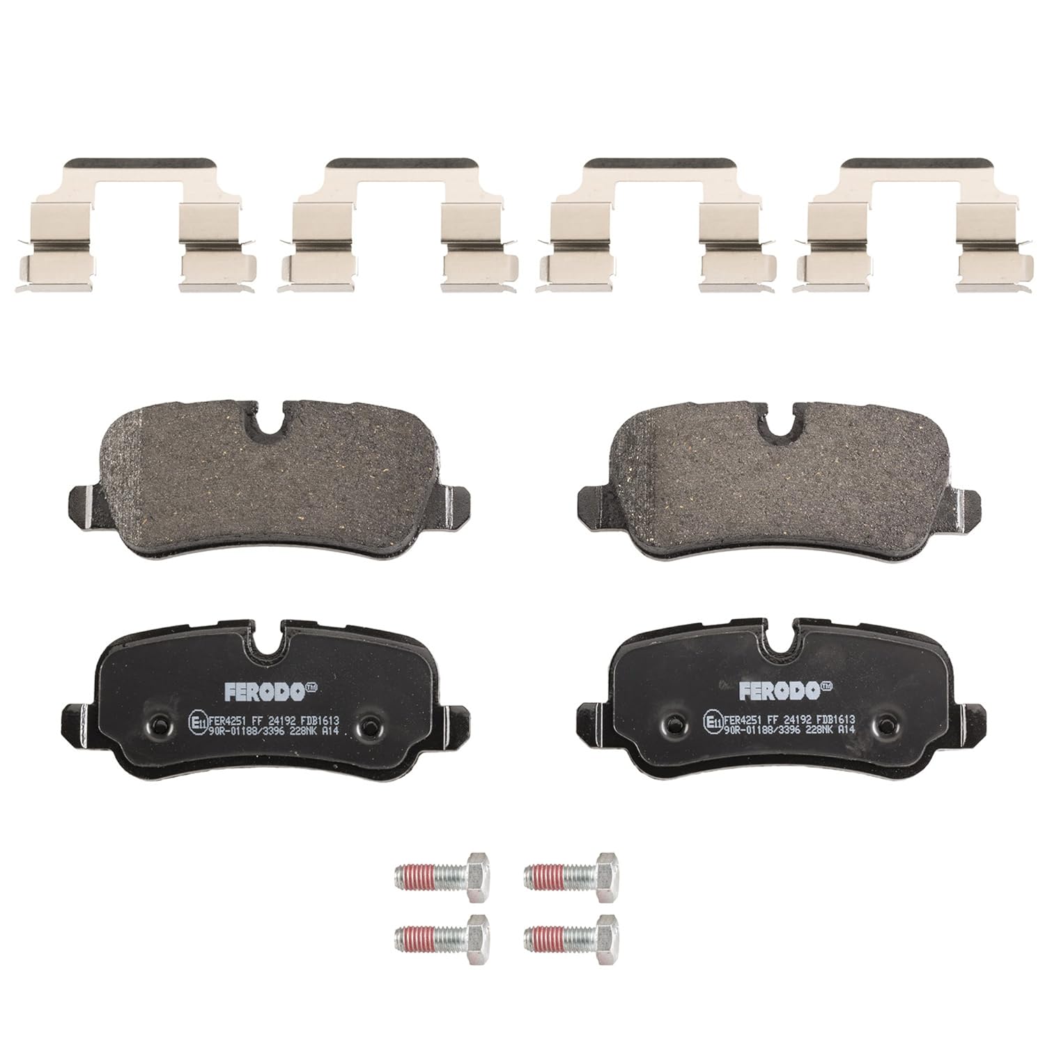 Ferodo FDB1613 Brake Pad Set, disc brake (set of 4) Amazon.co.uk