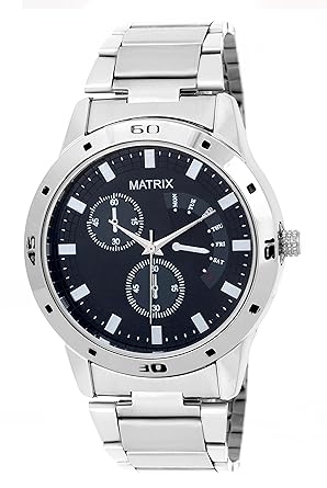 Analog Black Dial Mens Watch- (WCH-116-BK)