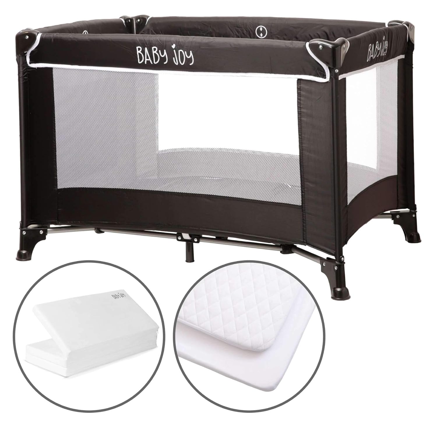 baby joy travel cot mattress