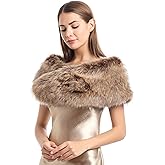 Soul Young Faux Fur Collar Women's Neck Warmer Scarf Wrap