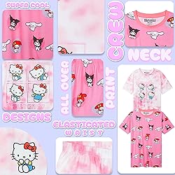 Get Trend Pajamas for Girls Teens Kawaii Short PJ
