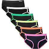 TUTUESTHER Womens Underwear Cotton Hipster Panties Mid Rise Underwear for Women Soft Full Coverage Ladies Panties 6 Pack