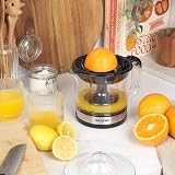 Salter Electric Fruit Juicer Citrus Press 600ml BPA Free Cones Pulp Control view 3